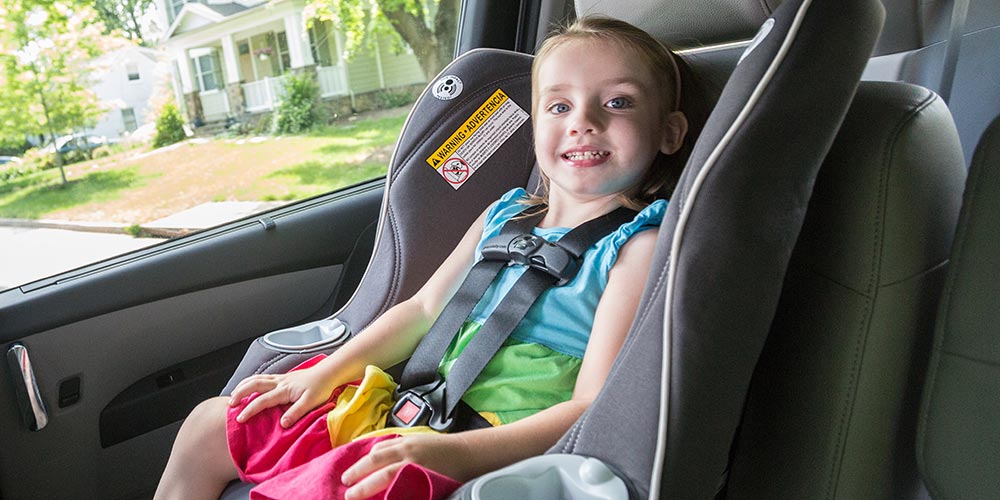 Kids in safety outlet seats